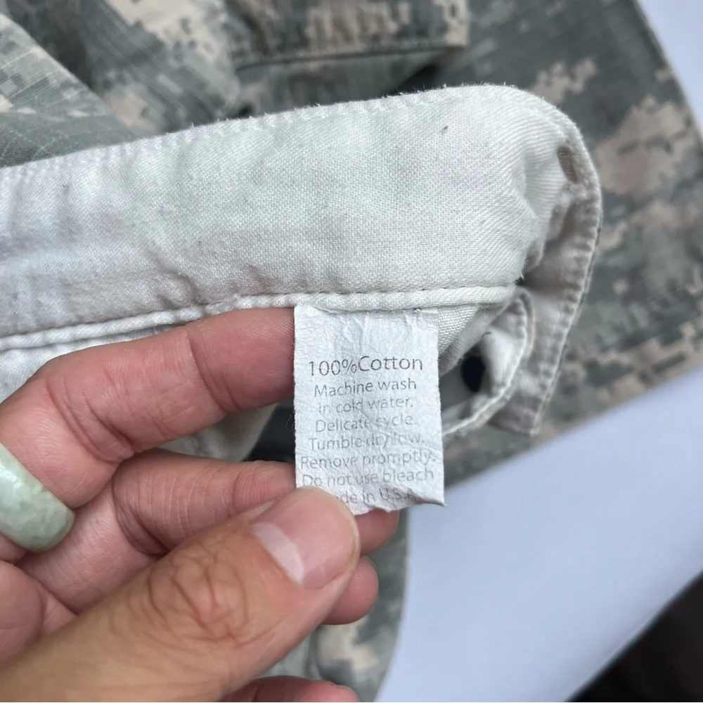 BALDWIN KANSAS CITY tan cream‎ grey digital camo camouflage straight leg pants
